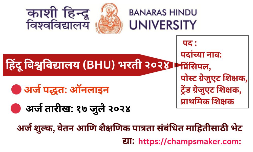 Banaras Hindu University Recruiments 2024

